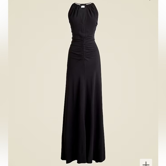 J crew Full-length embellished ruched dress - Picture 5 of 6